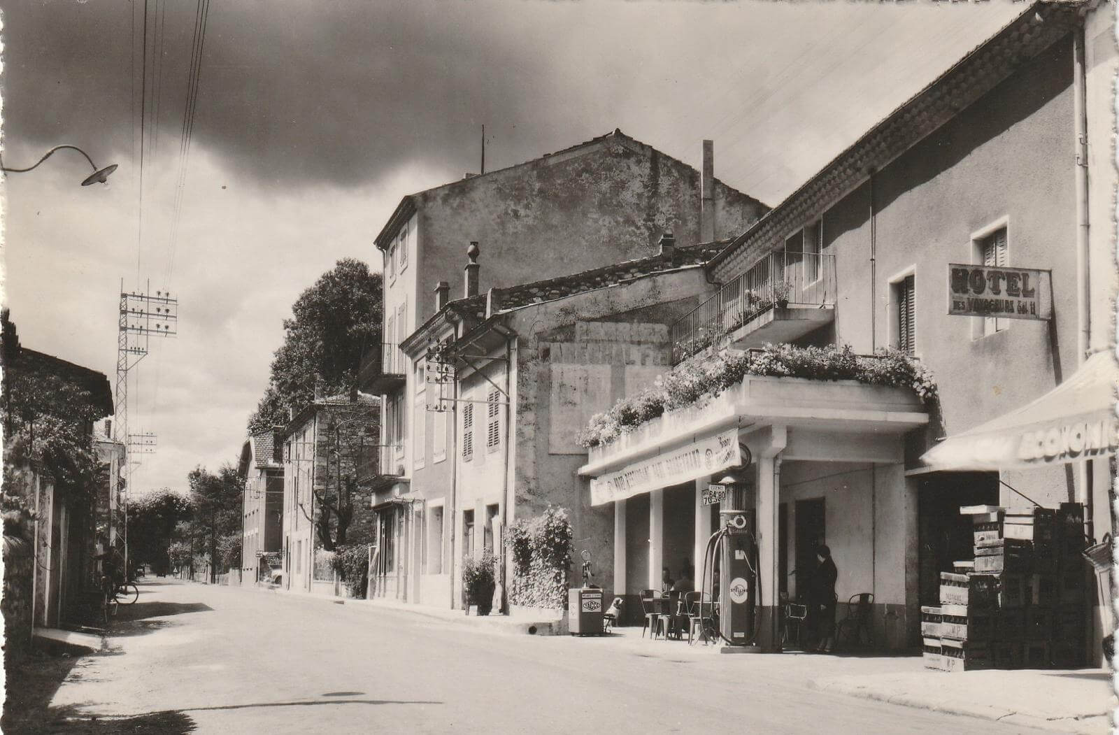 Photos d’archives avant l'ouverture du restaurant en 1987